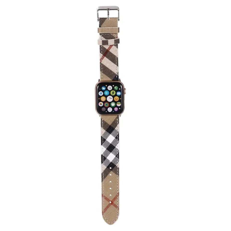 CH Brown Apple Watch Strap