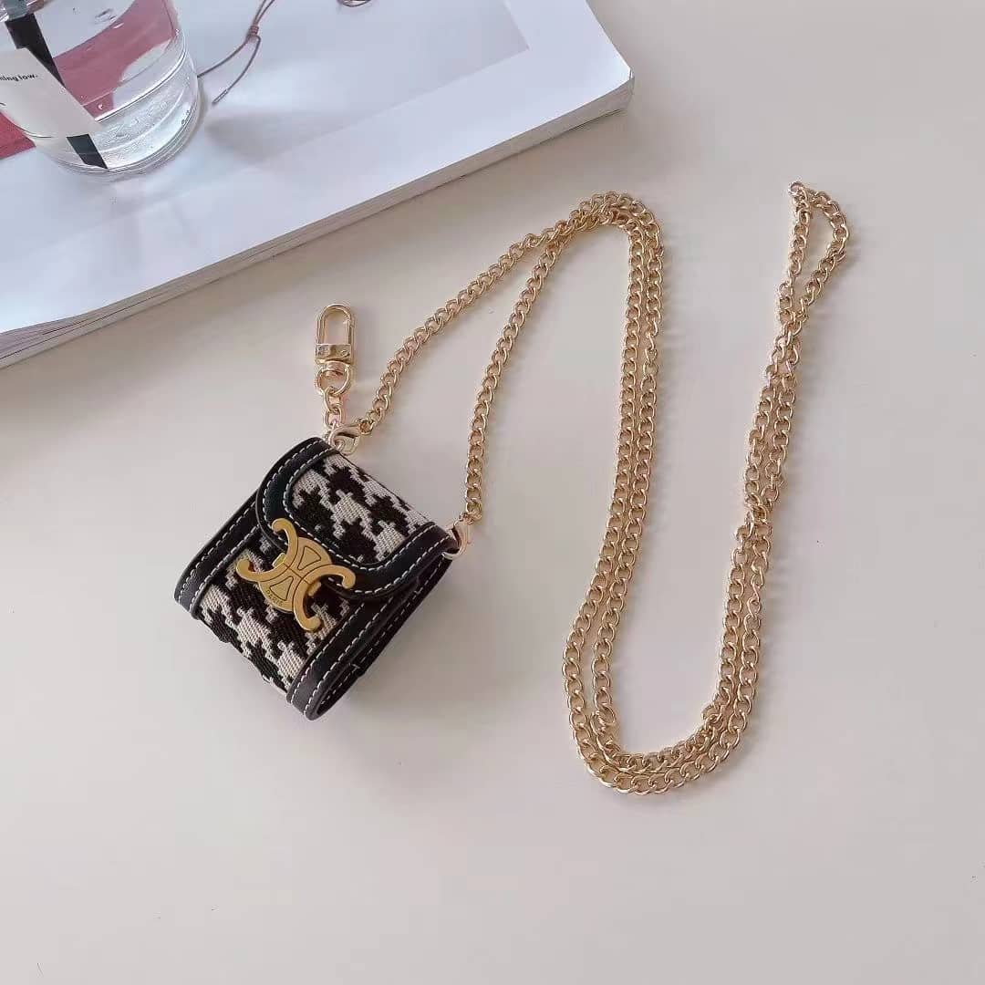 Paris black airpods case